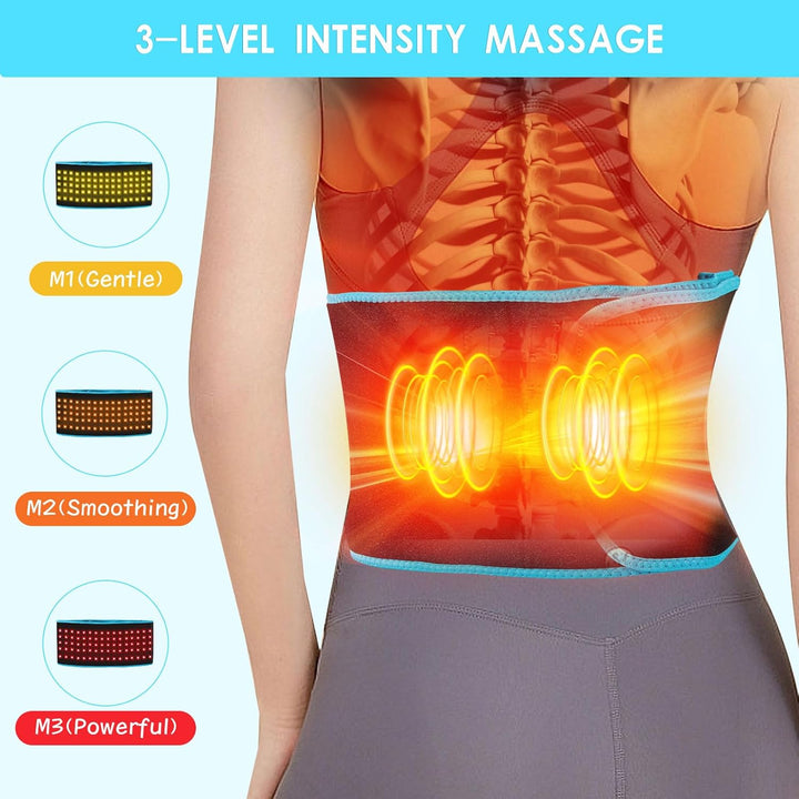 Red Light Belt, 660Nm Red Light & 850Nm Near-Infrared Light Wrap Belt, for Legs, Back, Waist, Shoulders, Neck, Lightweight Wrap Device with Timer Settings for Women, Men