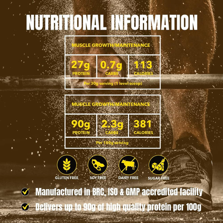 Time 4 Beef Protein Hydrolysed Beef Protein Isolate Gluten Free, Soy, Fat & Sugar Free - Virtually Carb Free, Delicious Fruity Flavours 60 Servings (1.8Kg, Orange Cooler)