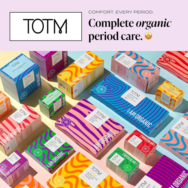 Organic Tampons with Biodegradable Cardboard Applicator | Medium Pack of 16 | Made from Cotton | Soft & Sustainable Natural Tampons for Leak-Free Comfort