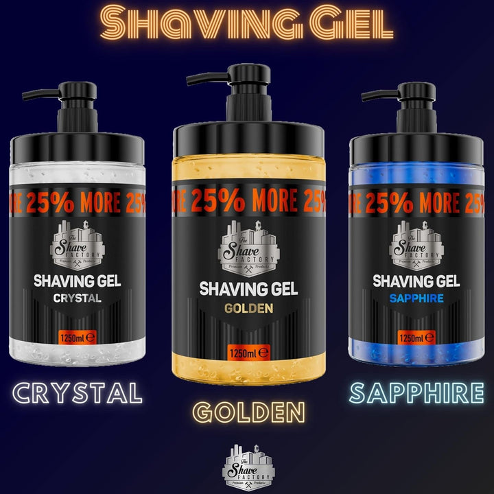 Shaving Gel with 25% More Free - Moisturizing Effect Fresh Active Product for Professional Barbers/Hairdressers and Traditional Shaving Enthusiasts