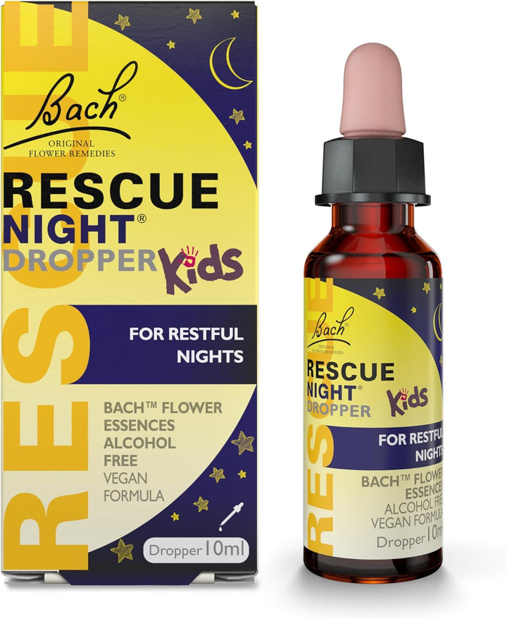 Remedy Kids Restful Nights Dropper, for a Natural Night’S Sleep, Flower Essences, to Support Your Child and Promote a Calming Bedtime Routine, Alcohol Free, Alternative to Sleep Aid for Kids