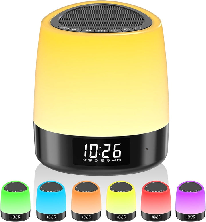 White Noise Machine Baby, 34 Soothing Sounds, 8 Colors Night Light, Battery Powered Bluetooth Function Sleep Timer, White Noise Sound Machine for Adults Kids Sleeping