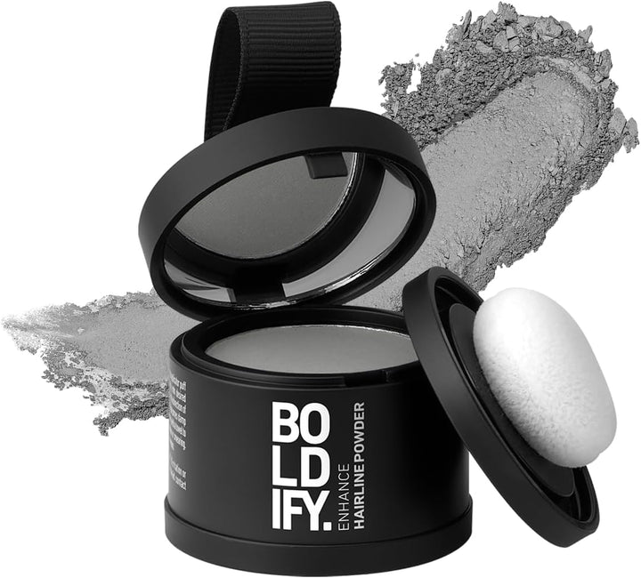 Hairline Powder - Root Touch up Hair Color for Gray Coverage - Bald Spot Concealing Hair Powder for Women and Men - 24-Hour Stain-Proof - Dark Brown