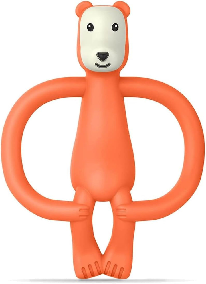 , Antimicrobial Silicone Teether & Gel Applicator, Easy to Grip, BPA Free, 3 Months Old+, 11 Cm, Gigi Giraffe, Pack of 1