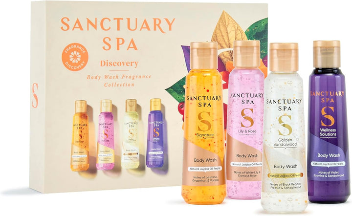 Spa Discovery Body Wash Collection – Luxury Multi-Scent Shower Gel Set for Women – Pamper & Refresh Bath Gift Set, Ideal for Self Care, Birthday & Christmas