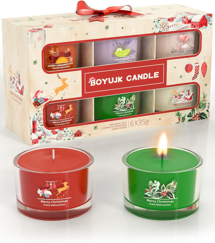 Candles Gifts for Women | Scented Candles Gift Set for Anxiety | 3 Scented Filled Votive Candles | Relaxation Gifts for Women