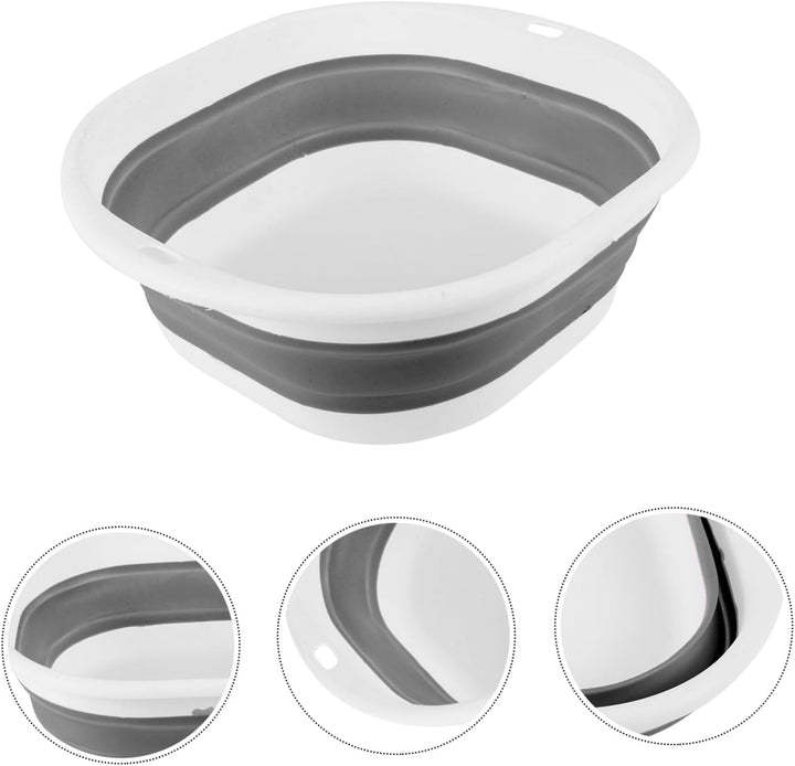 Portable Foldable Wash Basin for Newborns Lightweight Bath Tub with Space-Saving Design and Hanging Hook Multipurpose Portable Tub for Home Kitchen Outdoor Camping Use