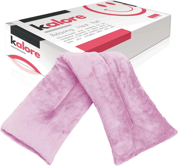 Wheat Bags Microwavable Neck and Shoulder Wrap - Relaxing Lavender Heat Bags Microwavable for Comfort - Tartan Cotton Fabric with UK Wheat Heat Bags Microwavable Compress by  - Purple