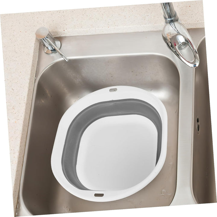 Portable Foldable Wash Basin for Newborns Lightweight Bath Tub with Space-Saving Design and Hanging Hook Multipurpose Portable Tub for Home Kitchen Outdoor Camping Use