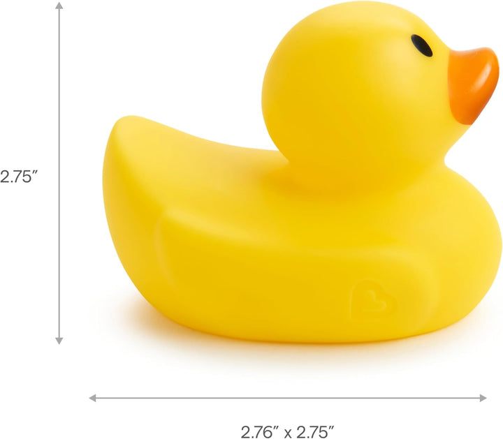 White Hot Safety Rubber Bath Duck Toy for Babies or Toddlers | Marker Turns White to Reveal the Word Hot When Bath Is Too Hot | Baby Essentials | Baby Bath | Bath Toys | 1 Pack