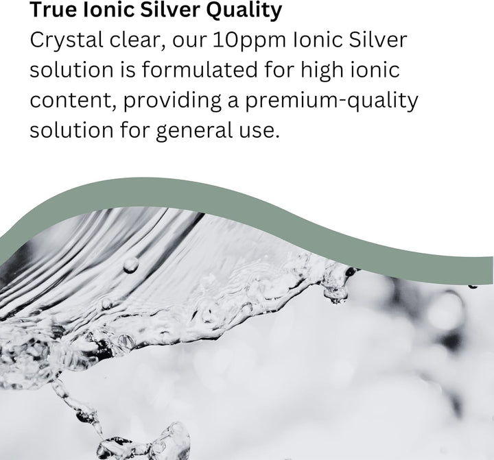 Premium Quality Antibacterial 10Ppm Colloidal Silver Bottle 300Ml