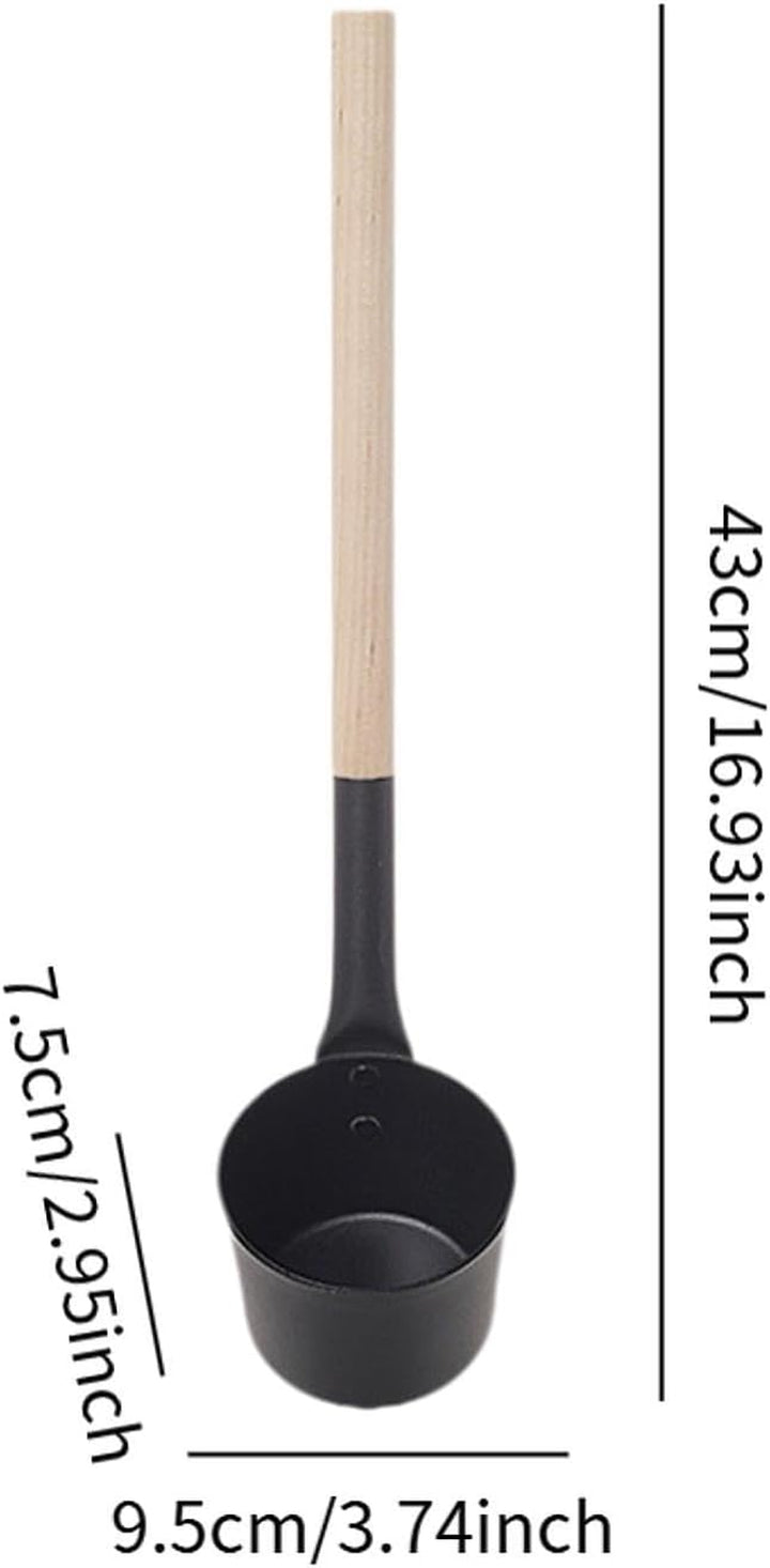 Sauna Ladle 400 Ml Aluminum Practical Easy to Use Accessories for Bathroom Bathtub Steam Room