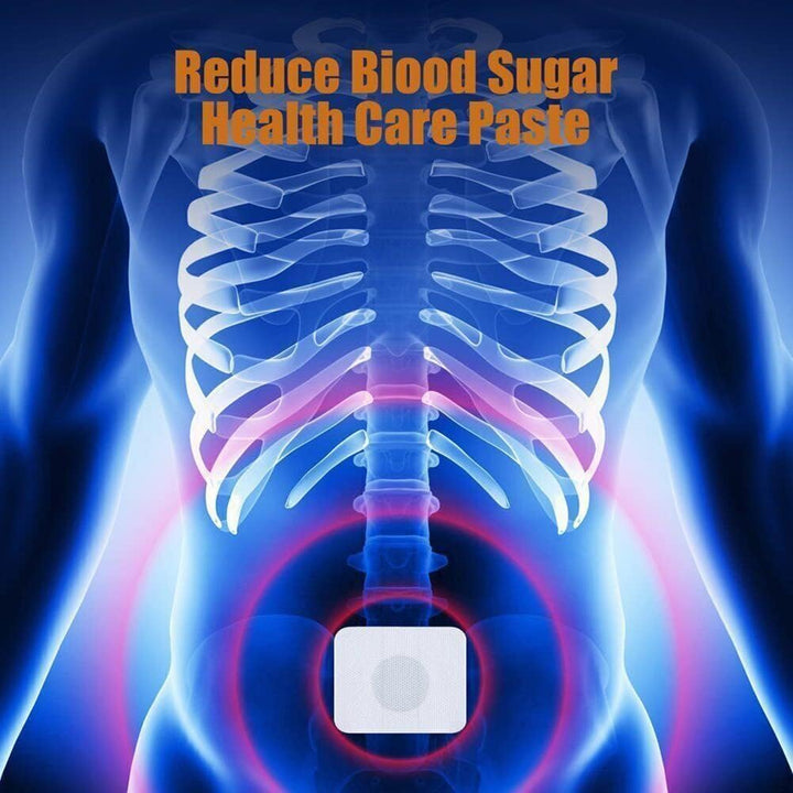 Diabetic Patches to Lower Blood Sugar Naturally, Herbal Cure Reduce High Blood Sugar Balance Plaster,5 Packs 30Pcs