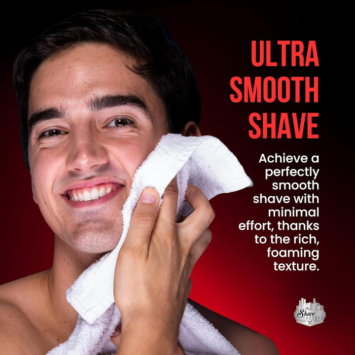 Shaving Gel with 25% More Free - Moisturizing Effect Fresh Active Product for Professional Barbers/Hairdressers and Traditional Shaving Enthusiasts.