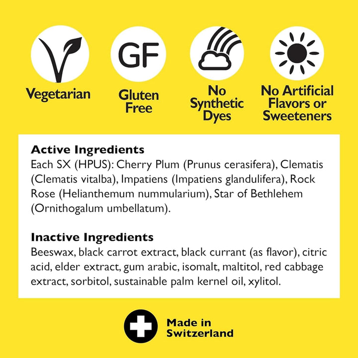 Bach Flower Essences  Remedy Pastilles, Black Currant, 50 Grams