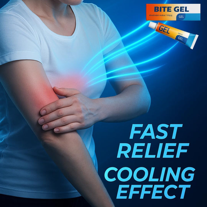 Fenistil Gel 30G Insect Bites -, Skin Allergies, Sunburn, and Dermatitis Itch Treatment – Fast-Acting Topical Antihistamine Gel for Itchy, Irritated, or Inflamed Skin