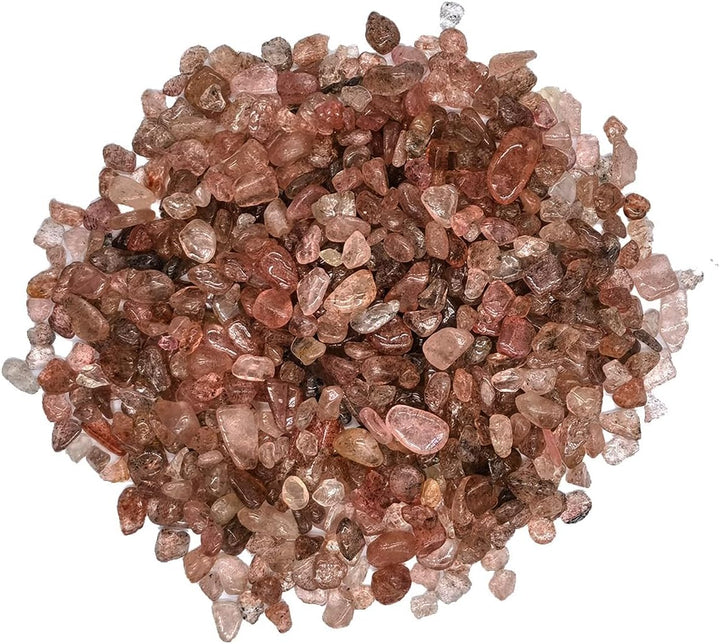 Rose Quartz Chips Stones,Fish Tank Gravel and Pink Healing Crystals Bulk for Decorate,Tumbled Stone Shaped Stones for Plants,Reiki,Succulents Crafts,Vases Filler, Aquarium Gravel 100G.