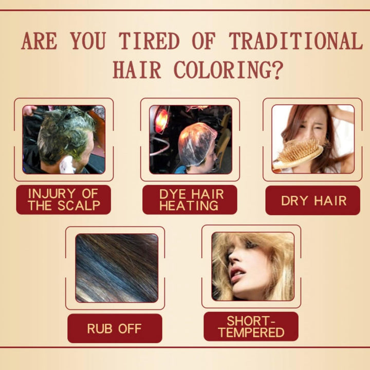 Hair Mascara Root Touch Up, Dark Brown Temporary Hair Dye Mascara, Grey Hair Cover up Waterproof Root Cover Up, Quick Dry Smudge-Proof Hair Concealer Mens Beard Dye Brush