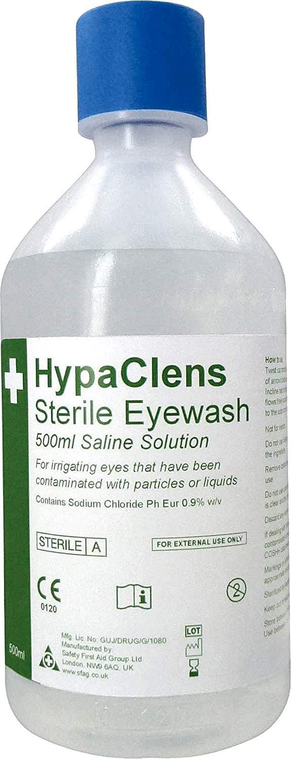 Hypaclens Emergency Sterile Eye Wash Bottle (500Ml)