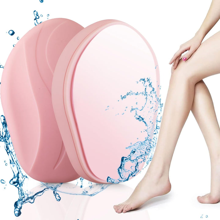 Crystal Hair Eraser,  Magic Crystal Hair Remover Stone, Nano Crystal Painless Exfoliation Hair Removal Tool Men and Women, Fast Easy Magic Crystal Hair Remover, Soft Smooth Silky Skin