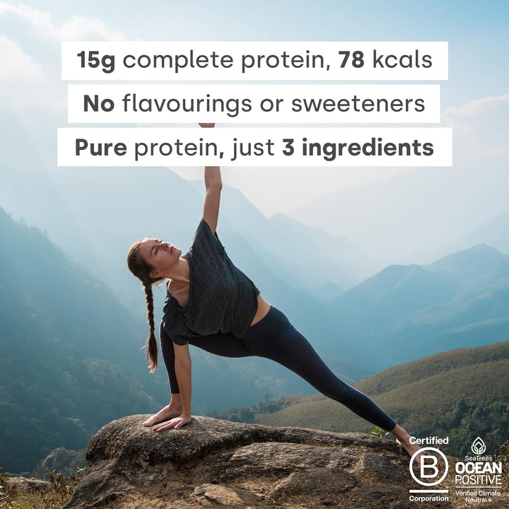 Pureblend Protein - Unflavoured and Unsweetened Vegan Protein Powder - 15G of Plant Based Protein per Serving. Perfect for Your Smoothies, Cooking and Baking.