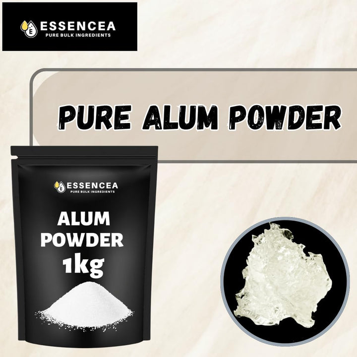 Alum Powder 1Kg by  Pure Bulk Ingredients | Pure Potassium Aluminium Powder | Phitkari | Purifies Water | Natural Deodorant