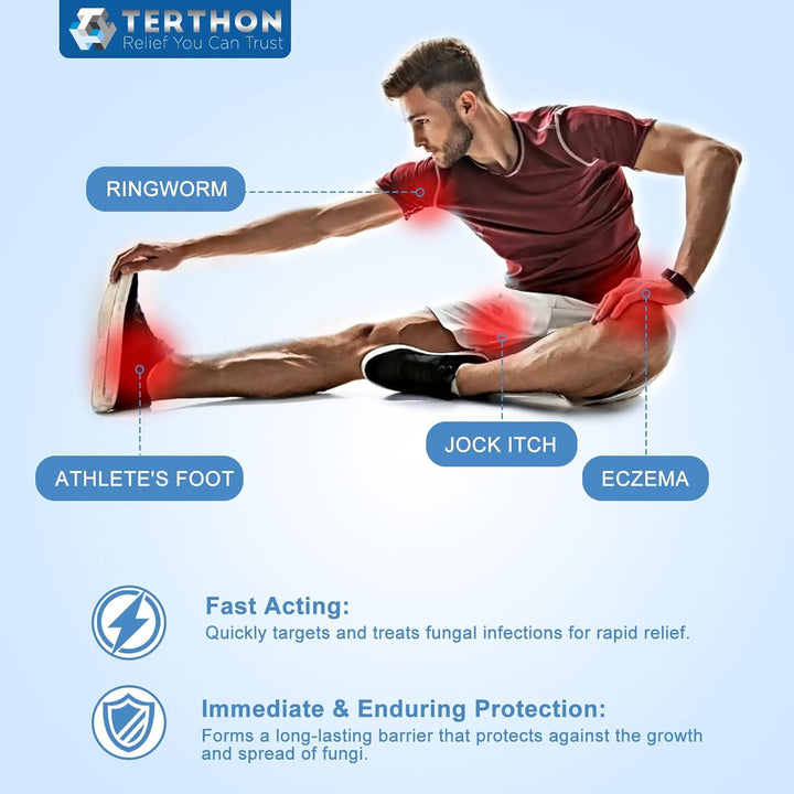 Herbal Antifungal Cream: Treatment for Ringworm, Jock Itch, Athlete’S Foot & Fungal Skin Infections – Natural, Fast-Acting Formula for Adults and Kids (100G (1 Pack))