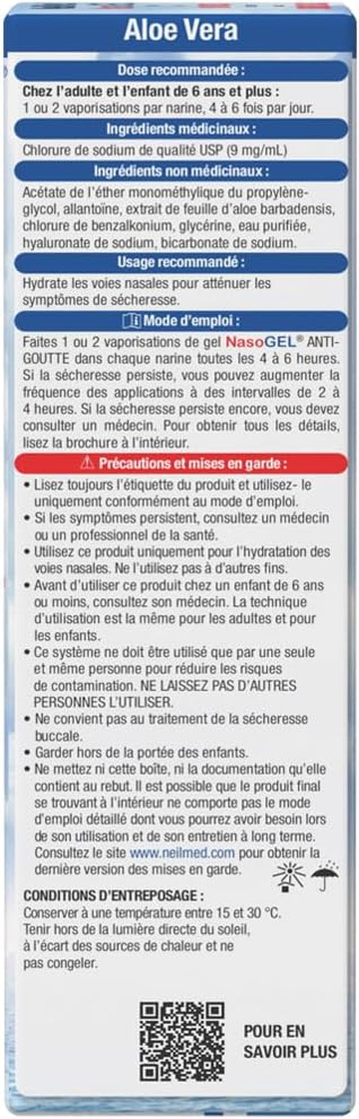 Nasogel Moisturizer for Dry Noses 30Ml