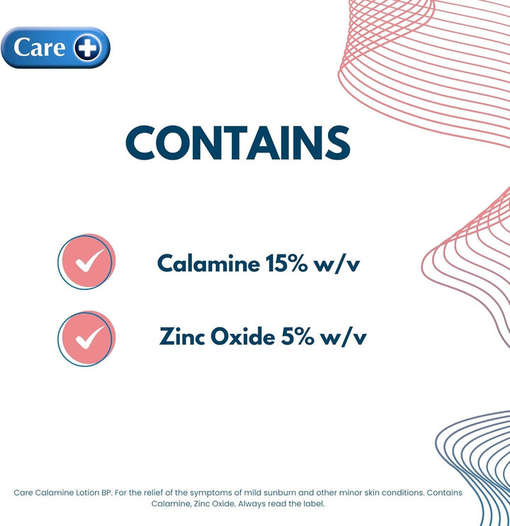 Calamine Lotion 200Ml, Mild Antiseptic and Astringent, Relieves Symptoms of Suburn and Minor Skin Conditions, Soothes Eczema, Rashes and Chickenpox
