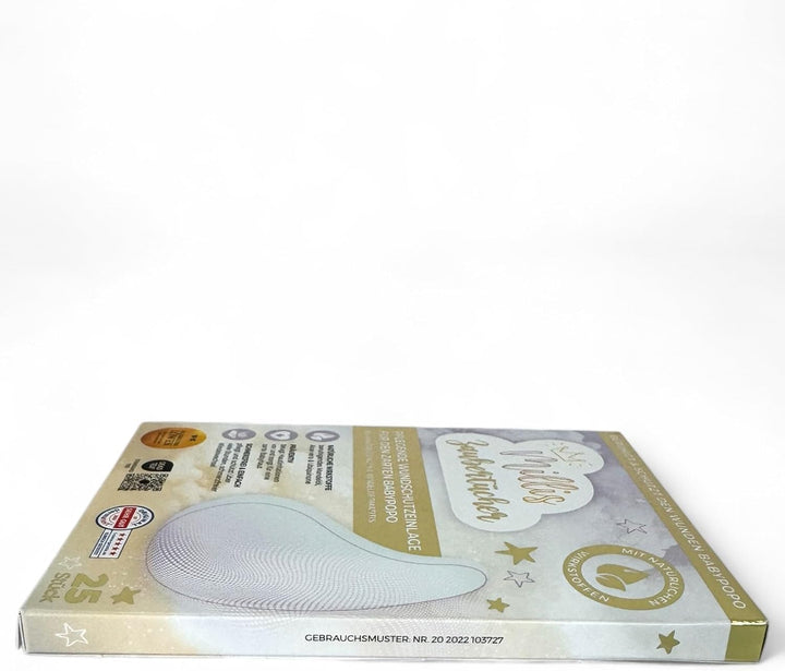 Magic Wipes for Nappy Dermatitis Baby, as Known from "The Lion'S Cave", 100 Wipes (4 X 25) with Aloe Vera, Almond Oil & Q10 - Nourishes, Protects & Serves as Wound Protection for Irritated Skin