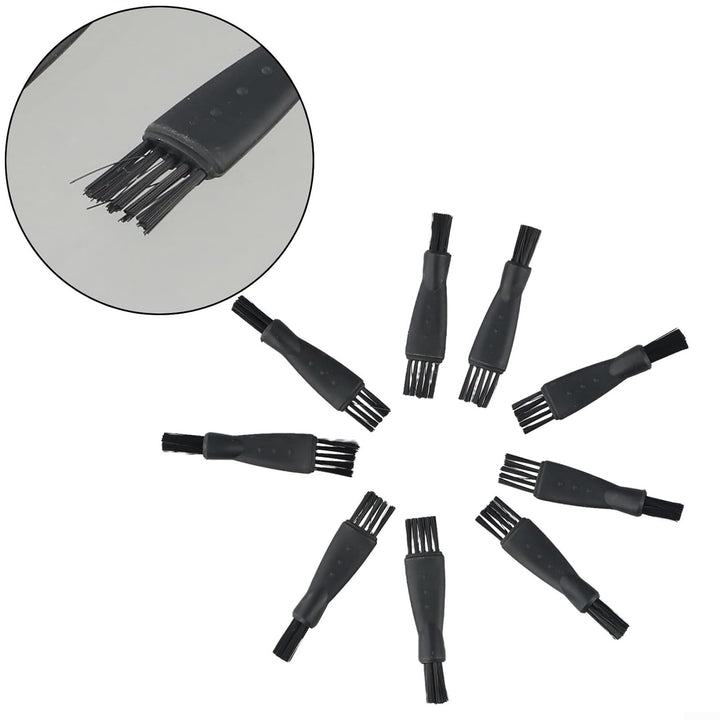 10Xbeauty Electric Shaver Cleaning Brush Tool for Most Brands, ABS and Nylon Material, 10-Pack Set for Home and Travel Use