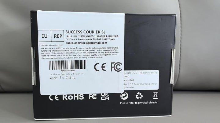 5 in 1 Electric Cupping Set Gua Sha Cupping Set with Remote 12 Adjustable Temperatures Vacuum Cupping Massager with Red Light for Body Reduce Muscle Pain with 3 Cups (Red)