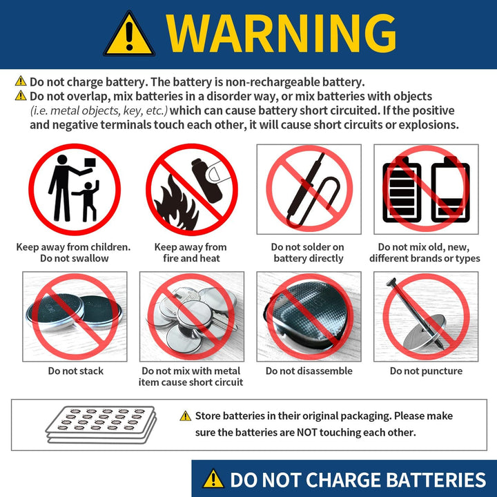 5 PACK CR2025 Battery 3V Lithium Battery Button Coin Cell Batteries 2025 Battery for Key Fobs, Calculators, Coin Counters, Watches, Heart Rate Monitors, Glucose Monitors and More