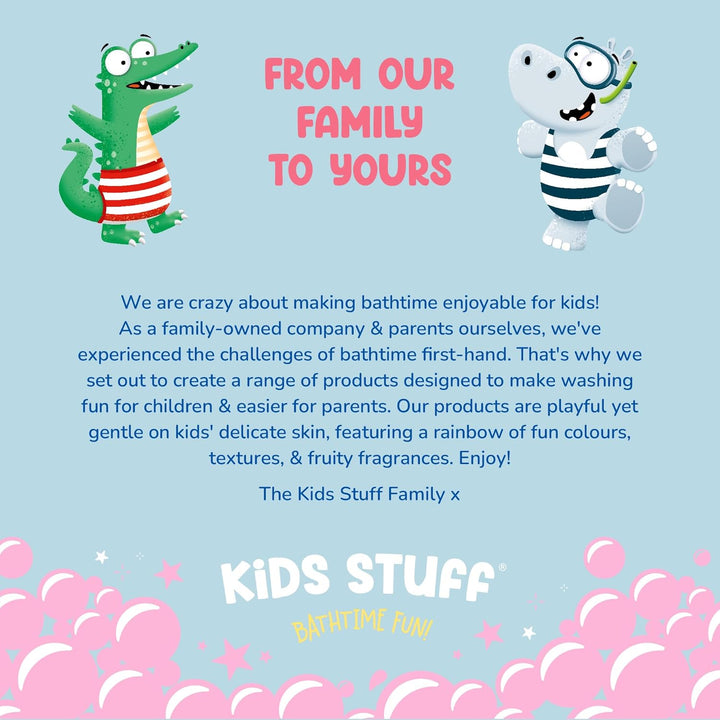 Pink Sparkling Bubble Bath | Kids Bubble Bath with Strawberry Swirl Scent | Turns Water Pink & Sparkling for Bathtime Fun | Dermatologically Tested | Mild & Gentle on Skin | Vegan | 300Ml