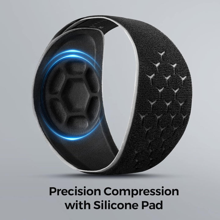 Tennis Elbow Support Strap for Men Women, Comfy Golfers Elbow Support with Removable Compression Pad for Tendonitis Relief, Adjustable Tennis Elbow Brace for Sports & Daily Work, Black