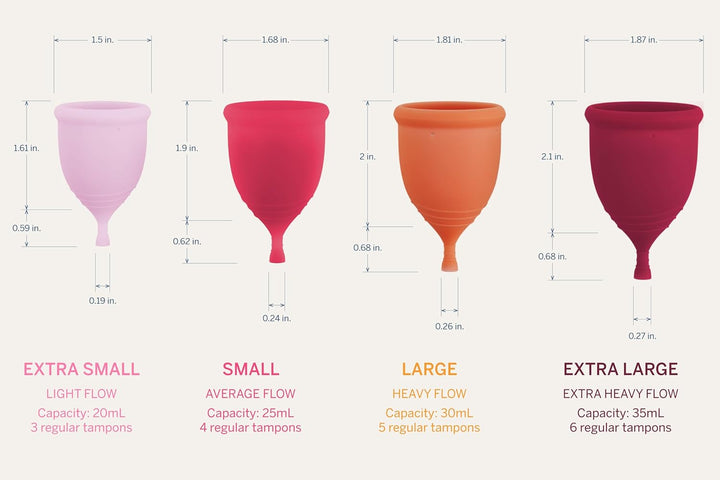 2 Soft Menstrual Cups - Ranked 1 for Most Comfortable Reusable Period Cup - Buy One We Give One - Includes Ebook Guide, Wipes, Lube, & Storage Bag - Tampon and Pad Alternative