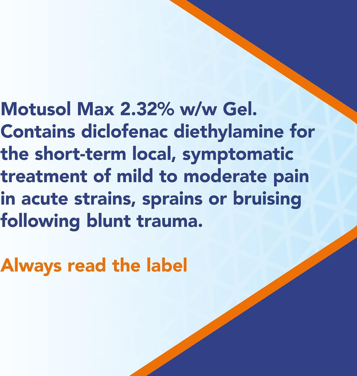 Max 2.32% W/W Gel 30G – Targeted Pain Relief of Joints & Muscles in Acute Strains & Sprains