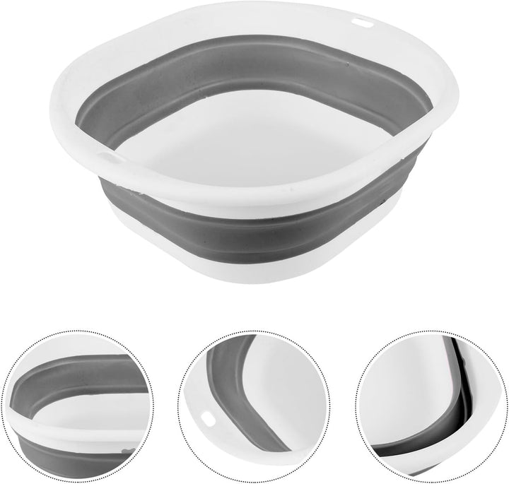 Foldable Washing Basin Portable Multi-Use Newborn Face Washing Tub Lightweight Washbasin for Travel Camping Kitchen Bath