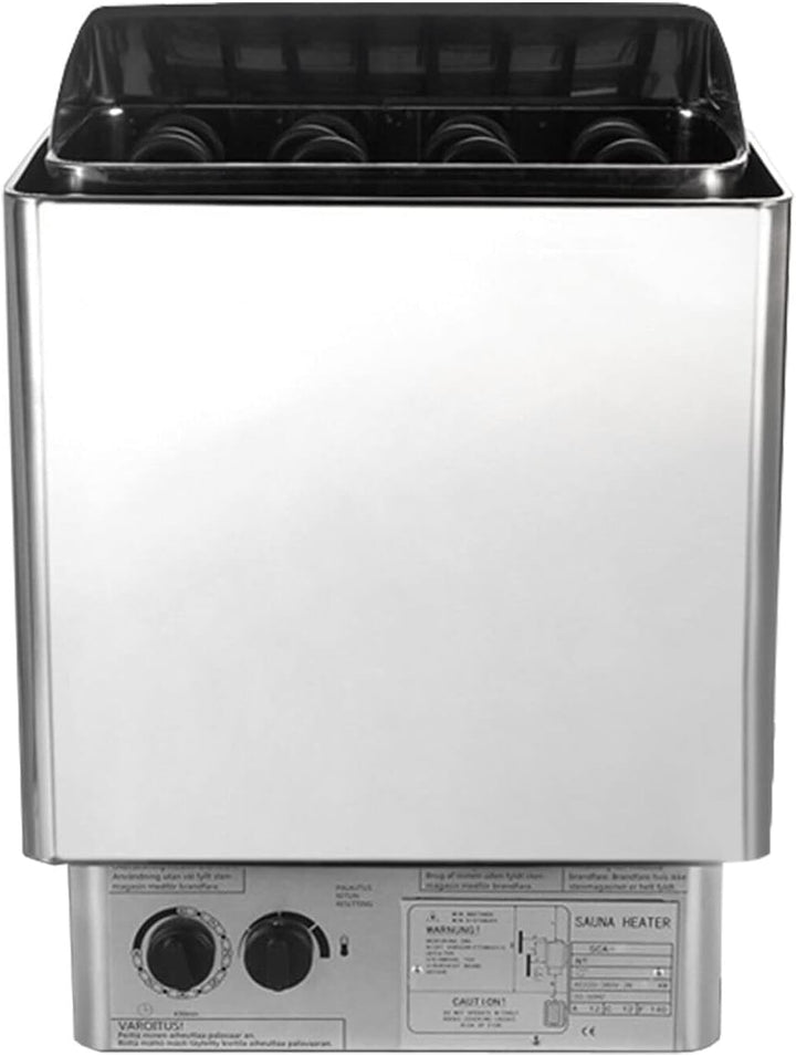 6KW Electric Sauna Heater, Sauna Stove Oven Dry Steam Sauna, with Integrated Internal Control, Personal Commercial for 6M³ Room