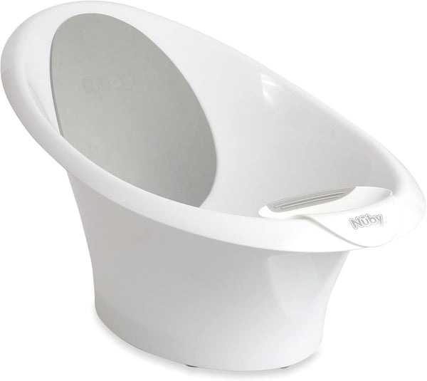 Sit Me up Baby Bath with Built in Anti-Slip Bump and Soft Headrest - Bathtub Seat | Sitting Support | Suitable from 0-12 Months+ | Wash Cup and Plug Included