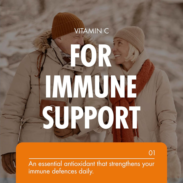 Vitamin C 1000Mg | 180 Premium Tablets (6 Month’S Supply) | High Dose Quality Ascorbic Acid | Suitable for Vegetarian & Vegans| Made in the UK by ®