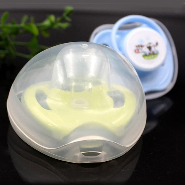 5Pcs Dummy Case, Transparent Pacifier Case Safe Bpa-Free Soother Pod Storage Box Nipple Shield Case for Travel and Home