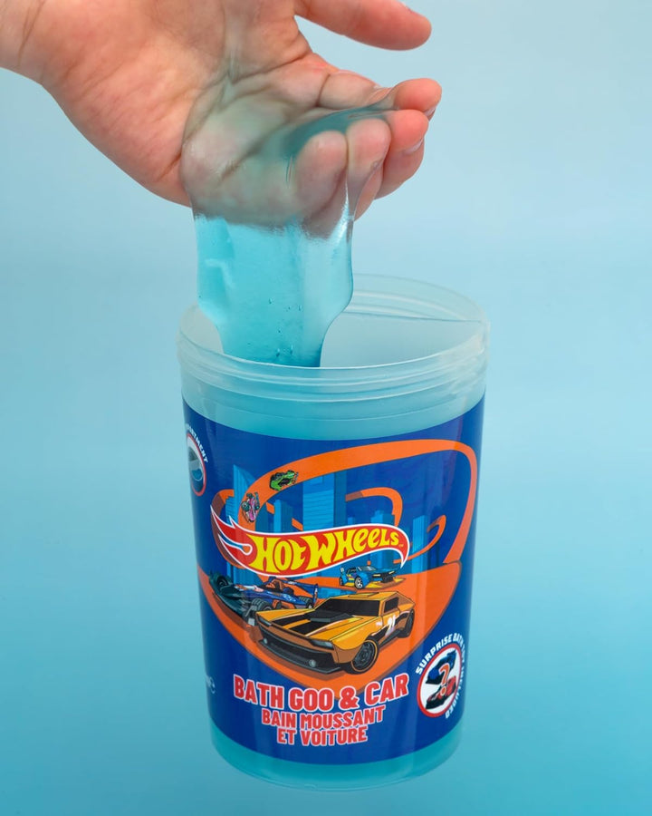 Hot Wheels Children'S Bath Goo & Toy Car - Bath Goo 200Ml - Children'S Bath Goo - Bubble Bath - Bath Slime