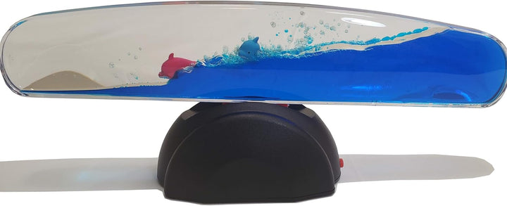 SUPREMETECH Wave Motion Machine (Blue, 12 Inch with Dolphins)