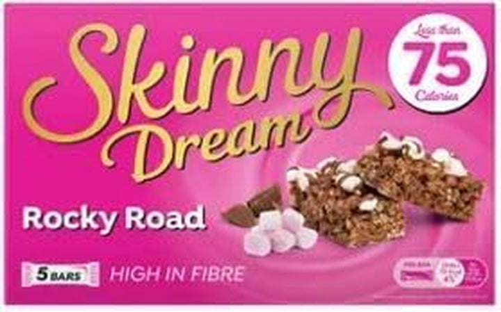 Skinny Dream Snack Bars Variety Pack, Salted Caramel, Millionaires Shortbread, Caramel, Rocky Road and Kitchenfella 14 Day Healthy Eating Challenge Postcard