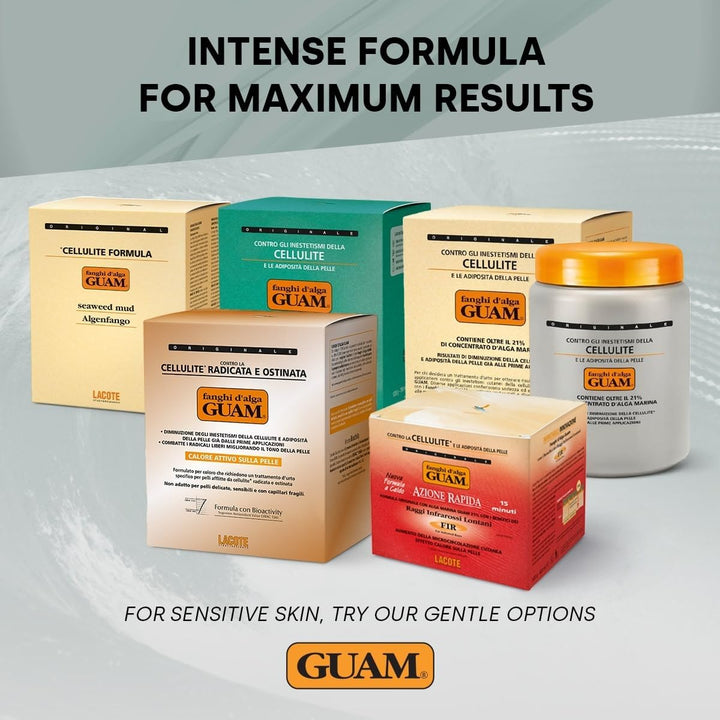 FIR Tourmaline Shower Mud Cellulite Remover – 3-Min Thermal anti Cellulite Draining Treatment – 400Ml Hot Cellulite Cream for Tummy, Legs & Buttocks – Seaweed Skin Firming, Tightening Body Mask