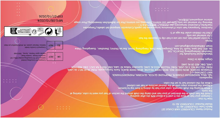 Hair Chalk for Girls Kids, 10PCS Temporary Hair Dye Colour, Coloured Hair Chalk Wash Out Kids, Teenage Girls Gifts, Christmas Gifts for Kids Gifts for 5-15 Year Oldgirls (Pink Etc.)