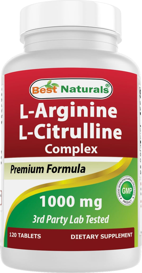 L-Arginine L-Citrulline Complex 1000 Mg 120 Tablets