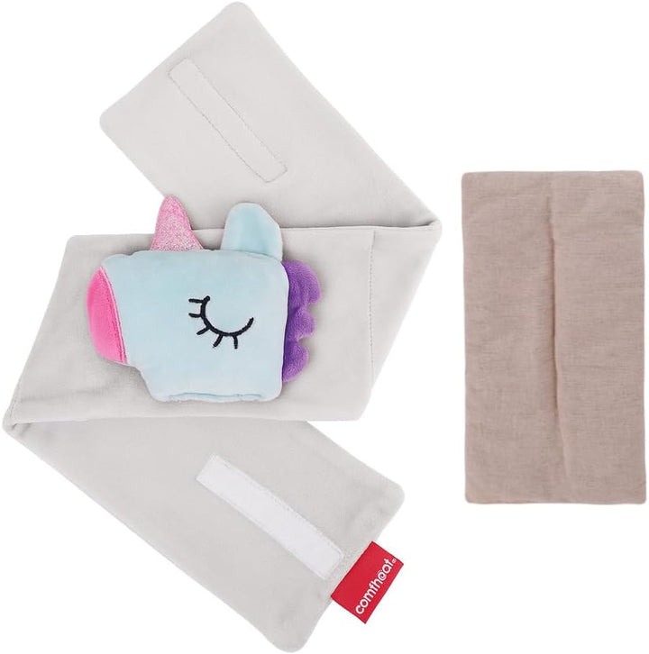 Colic Relief for Babies Belt, Flaxseed Heated Tummy Wrap, Baby Belly Wrap Swaddling Belt with Soothing Warmth, Natural Relief for Upset Stomach in Babies and Toddlers, 0-3 Years (Unicorn)