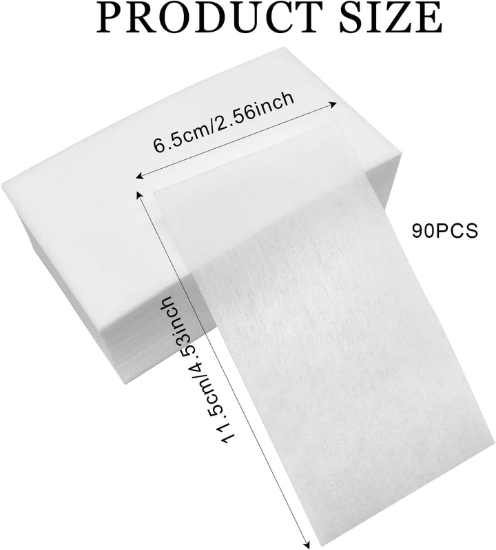90PCS Disposable Salon Hair Color Perm Paper - High Temperature Resistance for Hot & Cold Curling Styling (11.5X6.5Cm)